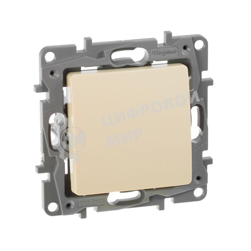 Выключатель 10АХ, на винтах, сл.кость ETIKA 