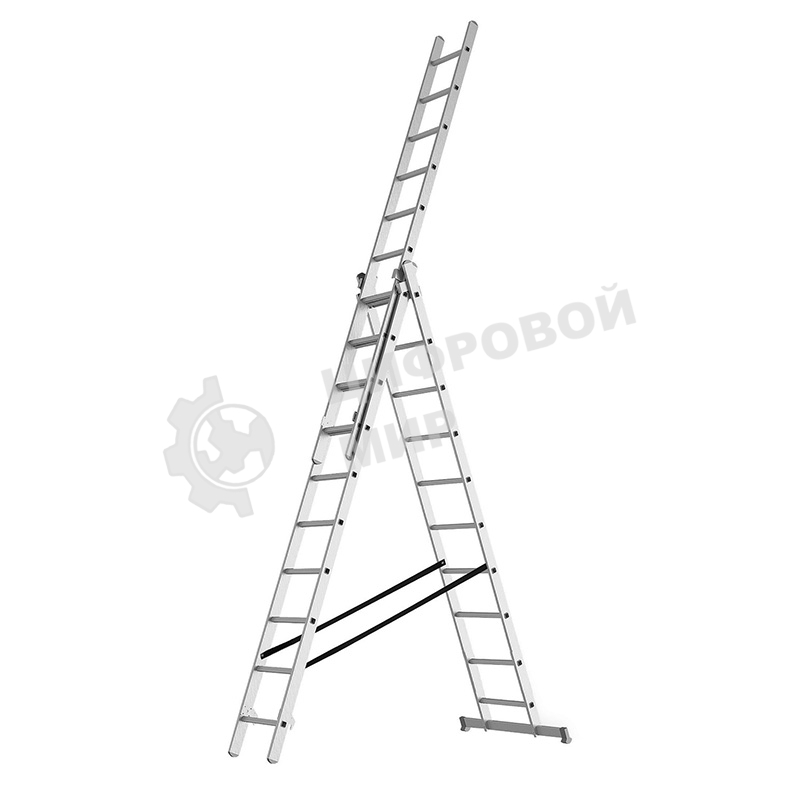 Трехсекционная промышленная лестница Rexant 3x8
