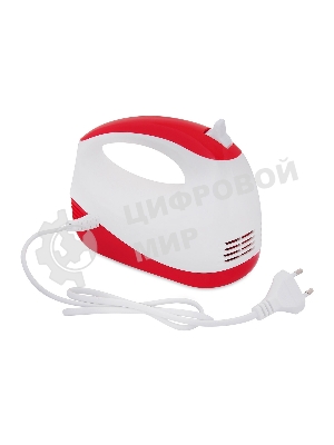 Миксер ручной Starwind SHM-251 250 Вт, белый/коралловый