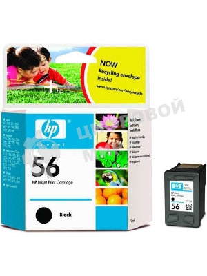 Картридж струйный HP №56 C6656AE черный для HP PCS 2100/DJ 5550/450/PS 7150/7350/7550 (520 стр.)