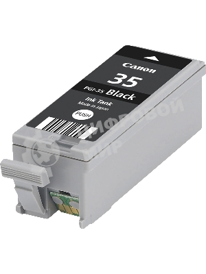 Картридж струйный Canon PGI-35Bk (1509B001) черный (9.30 мл, 200 стр.) для Canon PIXMA iP100, iP110