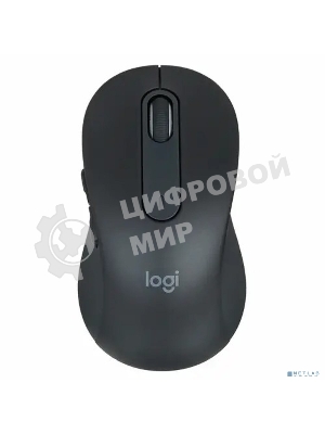 Мышь беспроводная Logitech Signature M650 L черный, 4000 dpi, радиоканал, Bluetooth, USB, кнопки - 5