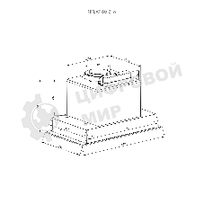 Вытяжка встраиваемая Kuppersberg Inflat 60 W белый, 60 см, 780 куб. м/ч, 65 дБ