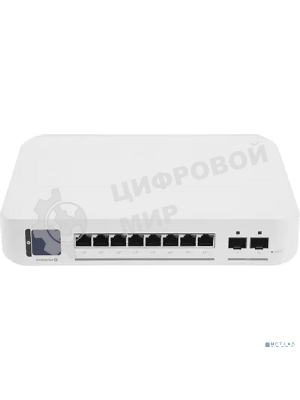 Коммутатор PoE в стойку Ubiquiti UniFi Switch Enterprise 8 PoE USW-Enterprise-8-PoE 8х 2.5G RJ45, 2х 10G SFP+, раздача 120 Вт