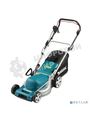 Газонокосилка Makita ELM4121 1600Вт,41см,7уровн,20\75мм,50л,14.5кг,кор,сталь,2Cut,инд заполнения,мульчирование