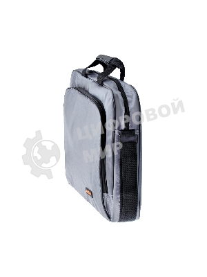 Сумка для ноутбука ExeGate EX264612RUS Office F1596 Dark-Grey, темно-серая, полиэстер, для ноутбуков до 15.6