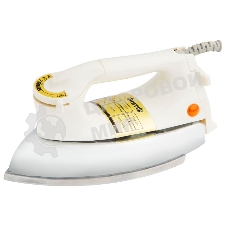 Утюг ЯРОМИР ЯР-003 белый Максимальная мощность 1400 Вт. Подошва из полированного алюминия. Автоматический контроль температуры нагрева. Индикатор нагрева утюга. Терморегулятор. Цвет: белый.