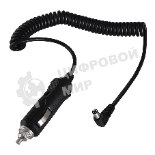 Автозарядка с индикатором Rexant (разъем 1.4х3.4) (АЗУ) шнур спираль 1.5 м
