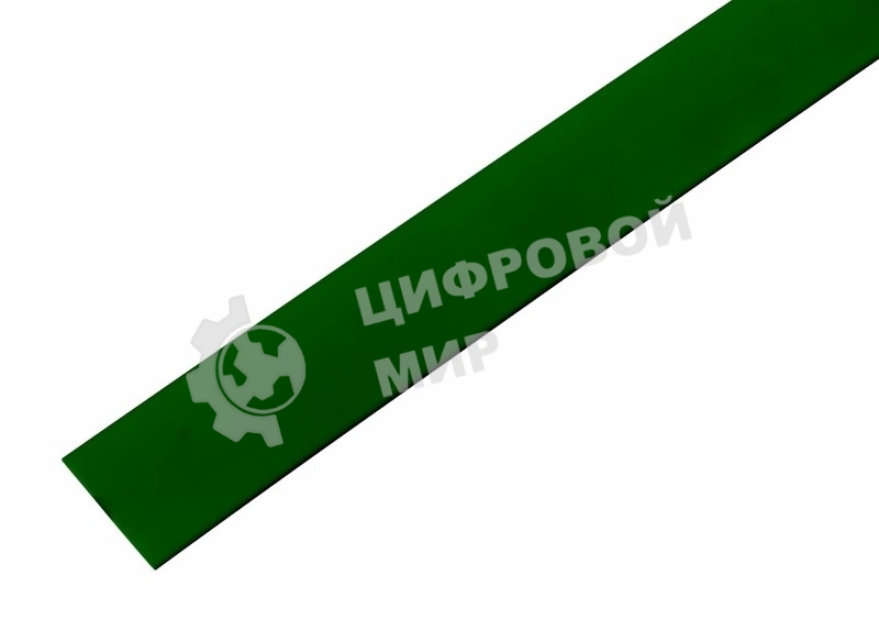 Термоусаживаемая трубка Rexant 22,0/11,0 мм, зеленая, упаковка 10 шт. по 1 м