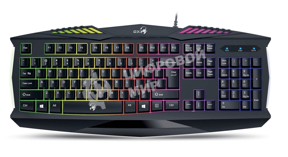 Клавиатура проводная Genius Scorpion K220, USB, черный