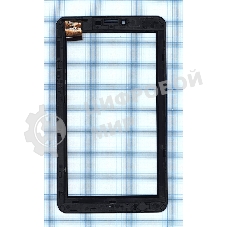 Сенсорное стекло (тачскрин) для Irbis TZ50/TZ52, черное с рамкой