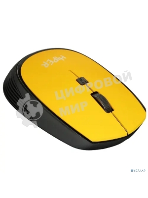 Мышь беспроводная HIPER HOMW-085 желтый, 1600 dpi, радиоканал, USB, кнопки - 4