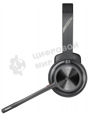 Гарнитура Plantronics Voyager 4320 UC чёрный, беспроводная + проводная, Bluetooth, до 47 ч