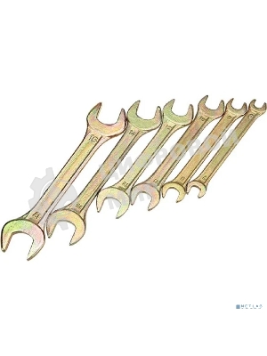 Набор ключей рожковых Rexant (6х7-16х17 мм), 6 шт., желтый цинк