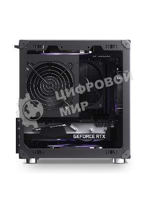 Компьютерный корпус JONSBO C6 Black MATX без БП, mini-ITX, micro-ATX, черный
