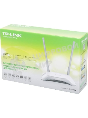 Роутер беспроводной TP-Link TL-WR840N N300 10/100BASE-TX белый