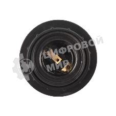 Патрон карболитовый Rexant с кольцом Е27 черный c этикеткой