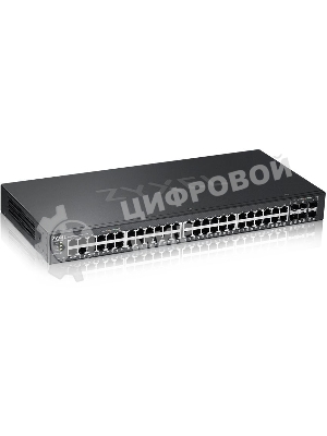 Коммутатор гибридный L2 Zyxel NebulaFlex Pro GS2210-50, rack 19