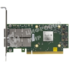 Сетевая карта MELLANOX ConnectX-6 Dx EN adapter card, 100GbE, Dual-port QSFP56, PCIe 4.0 x16, No Crypto, Tall Bracket