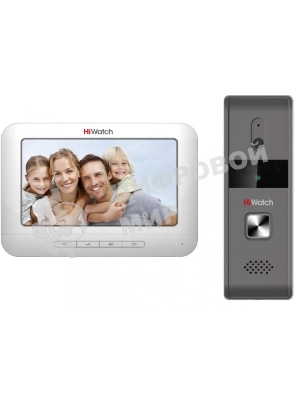 Видеодомофон Hikvision DS-D100KF белый