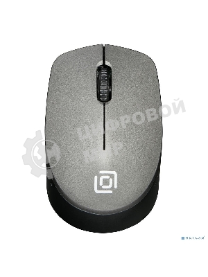 Мышь беспроводная Oklick 486MW серый/черный, 1000 dpi, радиоканал, USB, кнопки - 3