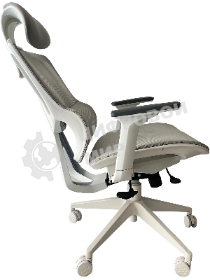 Кресло Cactus CS-CHR-MC02GY серый, сетка, подголовник