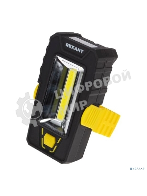 Фонарь рабочий-трансформер Rexant NEW AGE с дальним головным 3 Вт и ближним боковым светом 6 Вт поворотный магнит, складной крюк