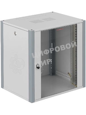 Шкаф коммутационный Sysmatrix (WP 6315.710) настенный 15U 600x350мм пер.дв.стекл 2 бок.пан. 60кг серый IP20