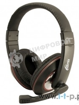 Гарнитура Ritmix RH-516M чёрный, проводная, 3.5 мм