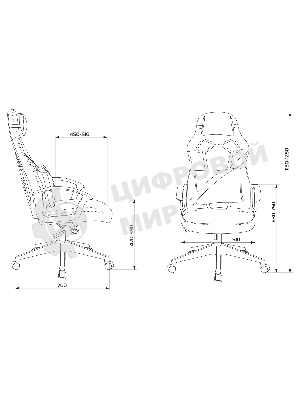 Кресло игровое Zombie DRIVER черный/белый, искусственная кожа, с подголов. крестовина пластик