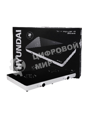 Плита настольная электрическая Hyundai HYC-0108 белый стеклокерамика (настольная)