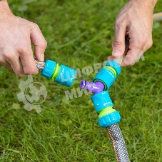 Тройник Palisad для разветвления или соединения, штуцерный, пластмассовый