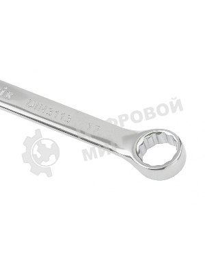 Ключ комбинированный Matrix, 17 мм, CrV, полированный хром