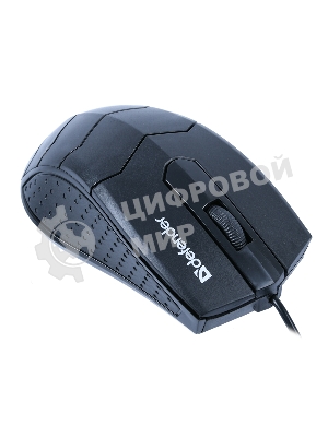 Мышь проводная Defender HIT MB-530 черный, 1000 dpi, USB, кнопки - 3