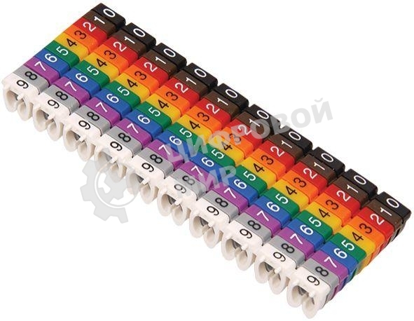 Маркер кабельный МКН комплект цифр 