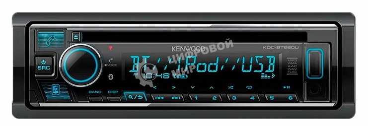 Автомагнитола JVC KDC-BT660U 1DIN 4x45Вт