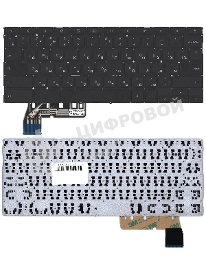 Клавиатура для ноутбука Asus Chromebook C223N черная