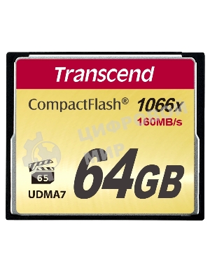 Флеш карта CF 64Gb Transcend TS64GCF1000 (1000X) 