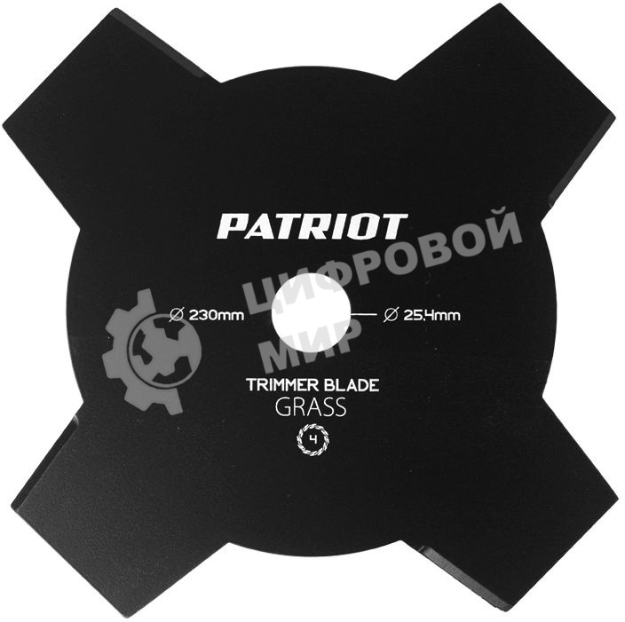 Сменный нож для садовых триммеров Patriot TBS-4 L=230мм (809115205)