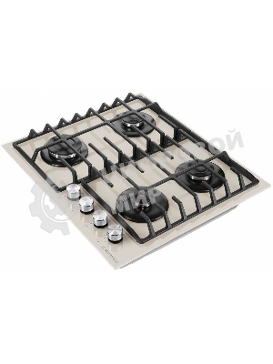 Газовая варочная панель Maunfeld EGHG.64.6CBG/G, 4 конфорки, закаленное стекло, бежевый