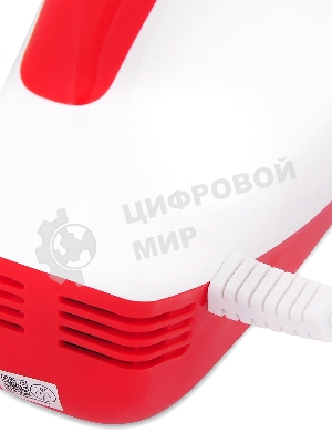 Миксер ручной Starwind SHM-251 250 Вт, белый/коралловый