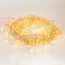 Гирлянда светодиодная Neon-night Дождь 3х2 м 240 LED, прозрачный ПВХ, с контроллером, теплое белое свечение