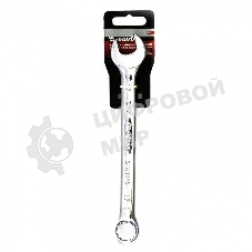 Ключ комбинированный Matrix, 17 мм, CrV, полированный хром