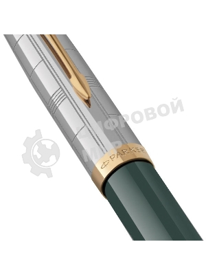 Ручка перьевая Parker 51 Premium (CW2169074) Forest Green GT, F, сталь нержавеющая, подарочная коробка