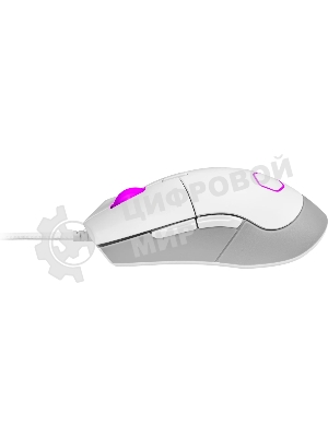 Мышь проводная Cooler Master MM-310-WWOL1 белый, 12000 dpi, USB Type-A, кнопки - 6