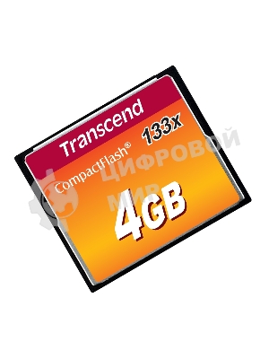 Флеш карта CF 4Gb 133x Type I Transcend (TS4GCF133)