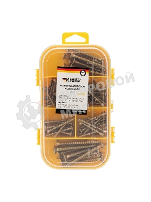 Набор саморезов и дюбелей для ДСП 170 шт.