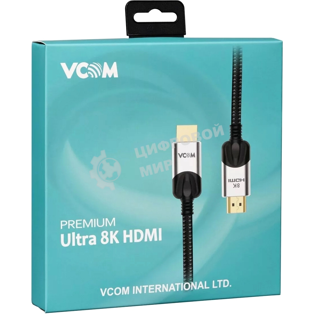 Кабель VCOM CG865-1.5M HDMI 19M/M,ver. 2.1, 8K@60 Hz 1 м VCOM CG865-1.5M
