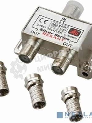 Делитель ТВ Rexant х 2 + 3 шт. F 