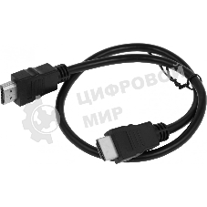 Кабель соединительный аудио-видео Premier 5-813 HDMI (m)/HDMI (m) 0.5м. феррит.кольца черный (5-813 0.5)